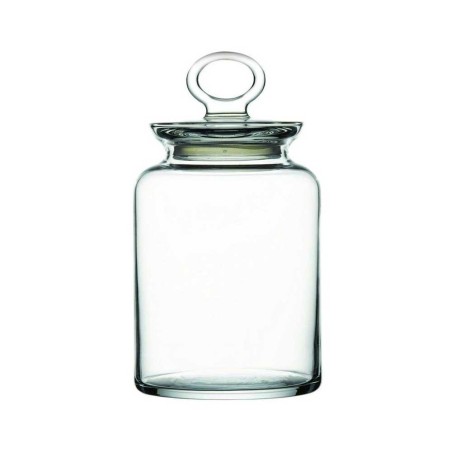 PORTA MANTIMENTO VIDRO C/TP 10X22CM *46393 PASABAHCE TRANSPARENTE 1,5L