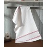 PANO COPA NANCY P/B VERMELHO COR G DOHLER LISO 40X60