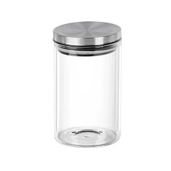 PORTA MANTIMENTO RED VIDRO C/TP METAL DYNASTY PRATA 26556 150ML D5.5XA