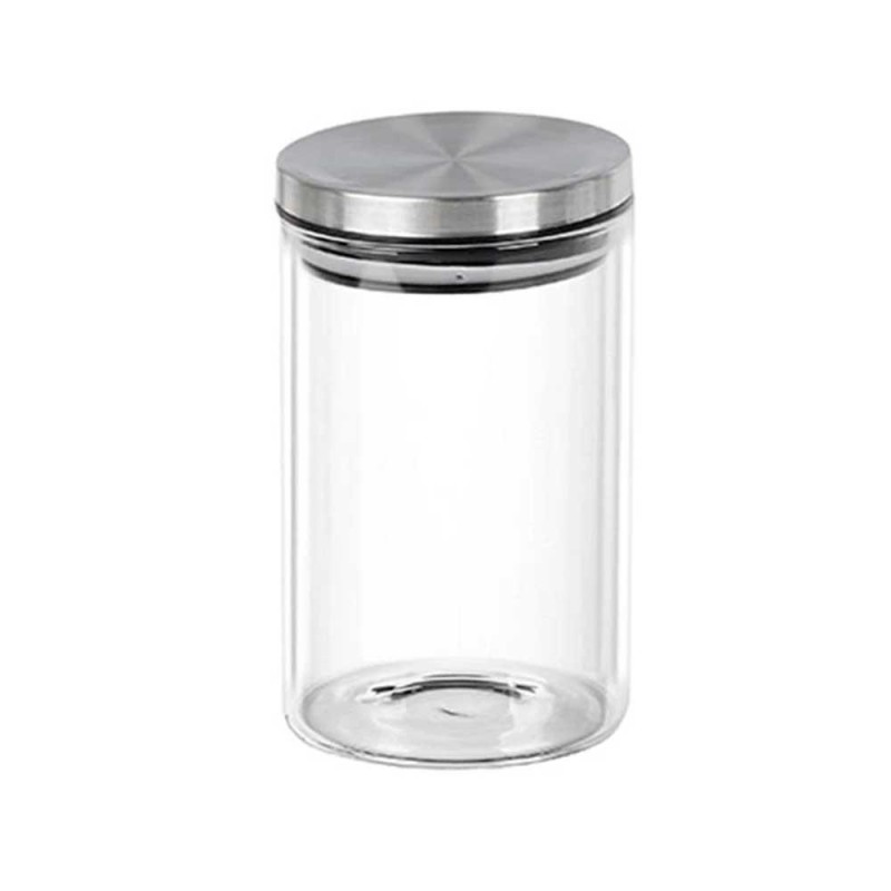 PORTA MANTIMENTO RED VIDRO C/TP METAL DYNASTY PRATA 26556 150ML D5.5XA