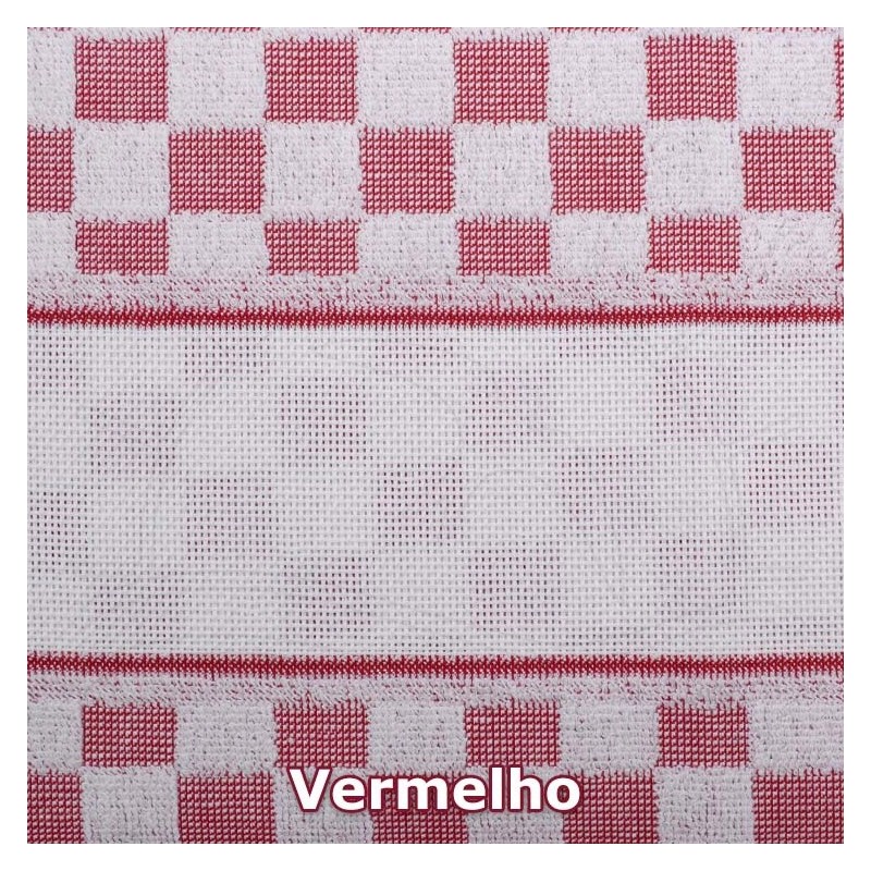 PANO COPA VERONA FELPUDO P/BORDAR DOHLER VERMELHO 22 41X60CM