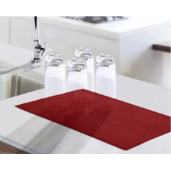 TAPETE ESCORREDOR DE LOUCA 38X50 NIAZITEX VERMELHO