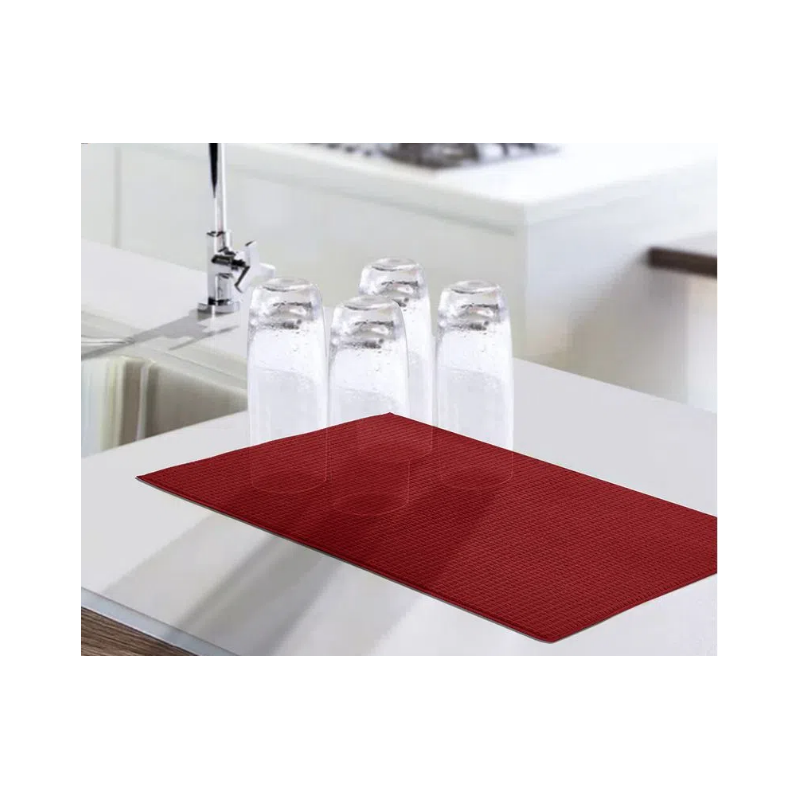 TAPETE ESCORREDOR DE LOUCA 38X50 NIAZITEX VERMELHO