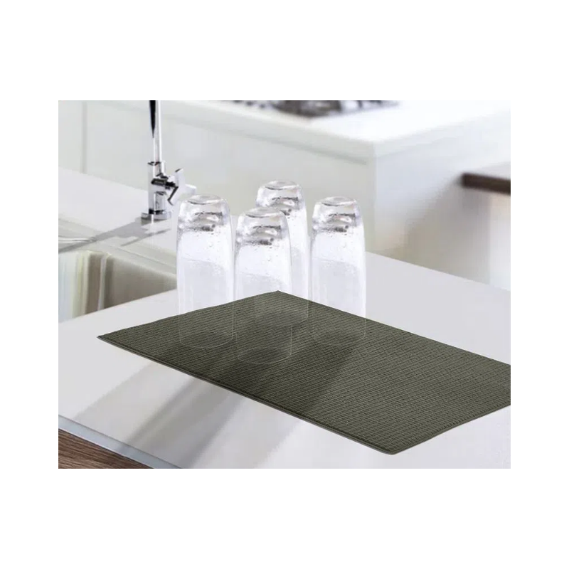 TAPETE ESCORREDOR DE LOUCA 38X50 NIAZITEX CINZA
