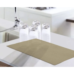 TAPETE ESCORREDOR DE LOUCA 38X50 NIAZITEX BEGE