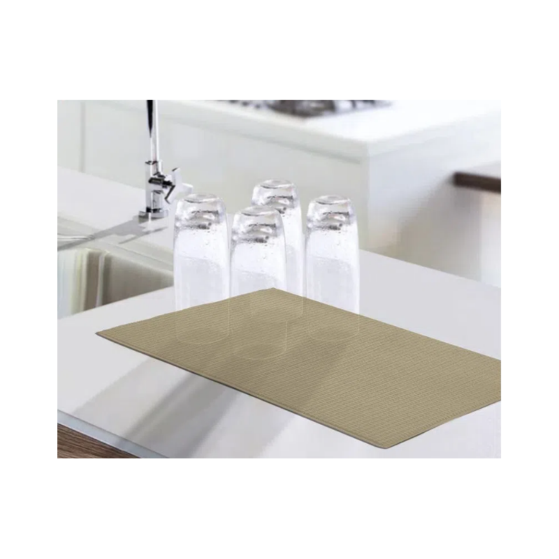 TAPETE ESCORREDOR DE LOUCA 38X50 NIAZITEX BEGE