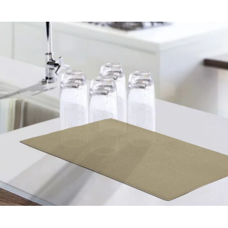 TAPETE ESCORREDOR DE LOUCA 38X50 NIAZITEX BEGE