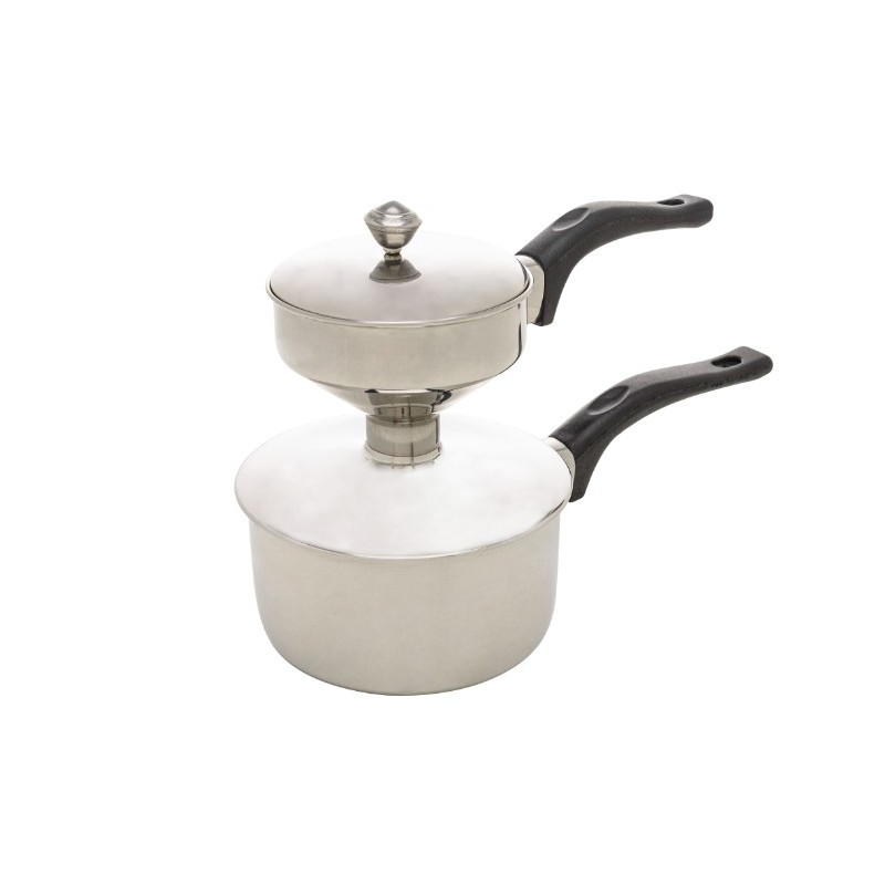 CUSCUZEIRA INDIVIDUAL ACO INOX 25X12X17.5CM 1972 LYOR