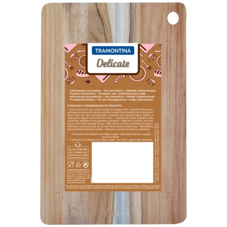 TABUA RETANGULAR ECONOMICA 33X20CM TRAMONTINA 13559992