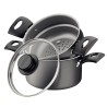 CUSCUZEIRA TURIM ALUMINIO TRAMONTINA 16CM CHUMBO 20266616