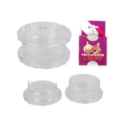 TRITURADOR D/ALHO PLASTICO INCOLOR 4X7.5CM EPA-02 11253