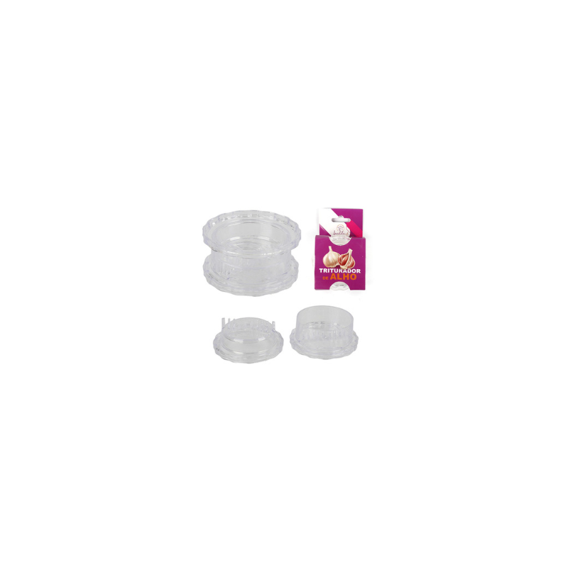 TRITURADOR D/ALHO PLASTICO INCOLOR 4X7.5CM EPA-02 11253
