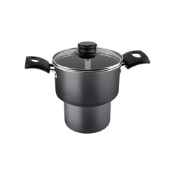 CUSCUZEIRA TURIM ALUMINIO 14CM 1.9L TRAMONTINA CHUMBO *20268614