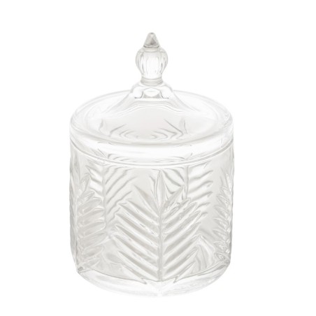 POTICHE DEC CRISTAL PALMEIRA 4288 LYOR TRANSPARENTE 10X15,5