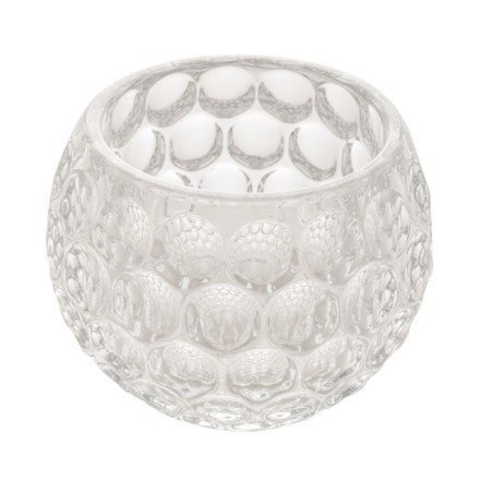 PORTA VELA CRISTAL BOLHAS LYOR 4416 9.5X7.5CM