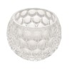 PORTA VELA CRISTAL BOLHAS LYOR 4416 9.5X7.5CM