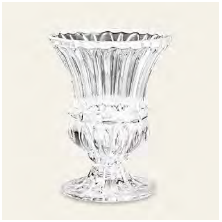 VASO EM VIDRO 10.5X8CM TRANSPARENTE 10371