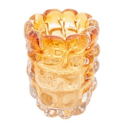 VASO VIDRO ITALY LYOR 12X17CM AMBAR 4806