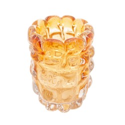 VASO VIDRO ITALY LYOR 10X15CM AMBAR 4800