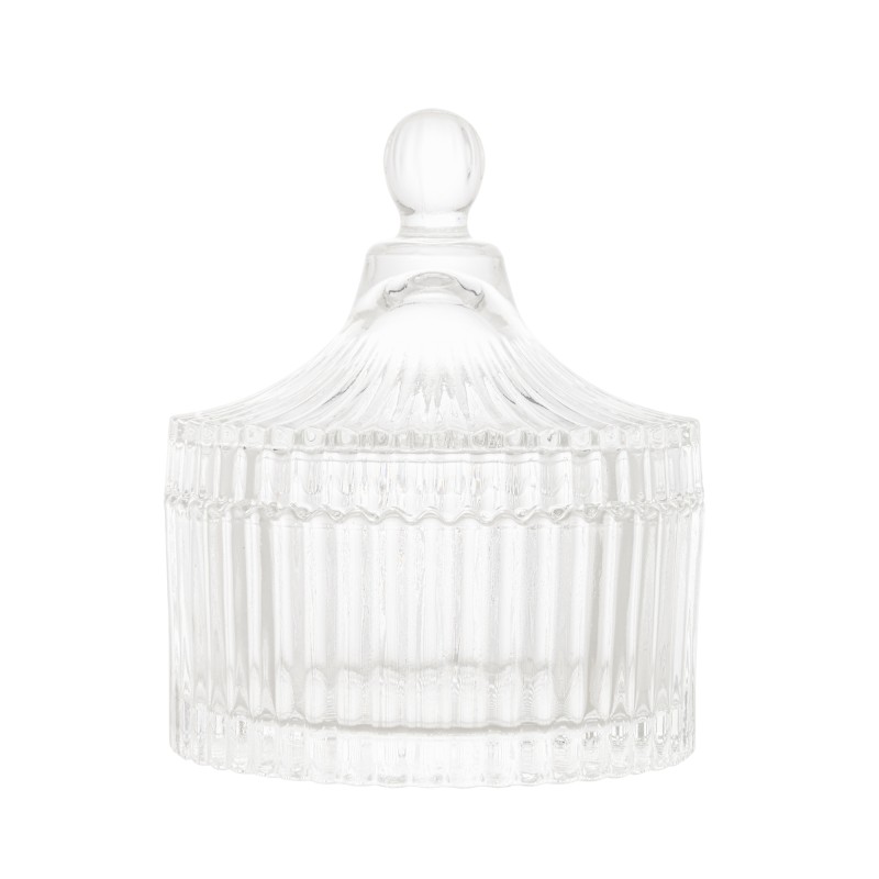 POTICHE DECOR CRISTAL ECOL CARROSSEL 6.9X6.7X9.2CM LYOR TRANSPARENTE 7