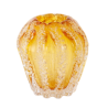 MURANO SOLICITARIO AMBAR 11X12CM *A03