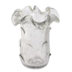VASO ESCAMA CRISTAL 19X24CM *M05
