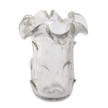 VASO ESCAMA CRISTAL 19X24CM *M05