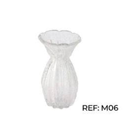 MURANO VASO VENEZA CRISTAL G 11X12CM *M06