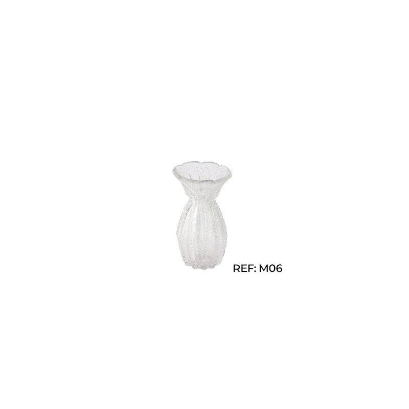 MURANO VASO VENEZA CRISTAL G 11X12CM *M06