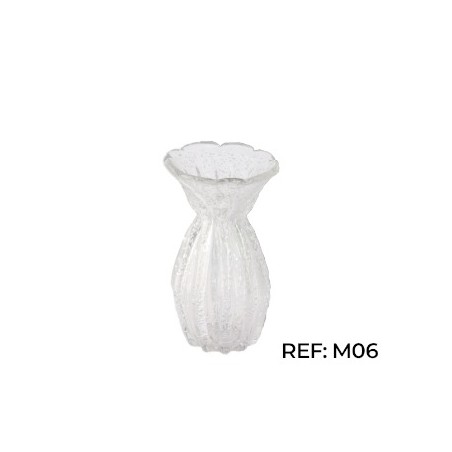 MURANO VASO VENEZA CRISTAL G 11X12CM *M06