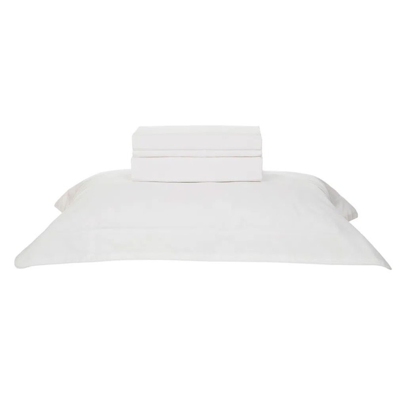 JOGO CAMA  FILETTI TRUSSARDI 240X260 BRANCO QUEEN