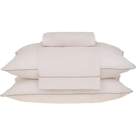 JOGO DE CAMA BASIC PERCALLE 280X240 BUDDEMEYER SUPER KING BEGE