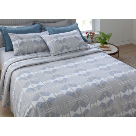 JOGO CAMA ATTUALE 150FIOS S2 CORTTEX 150X220 SOLTEIRO DES. 02 0025