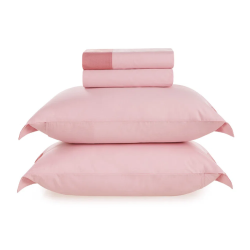 JOGO CAMA VIENA KARSTEN 290X250 KING ROSA 3825613