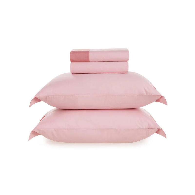 JOGO CAMA VIENA KARSTEN 290X250 KING ROSA 3825613