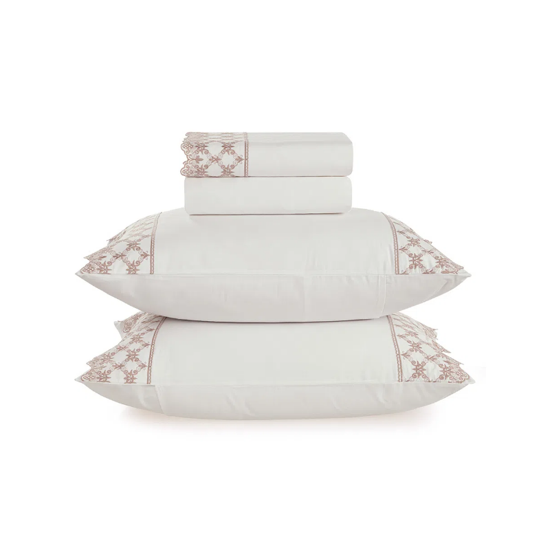 JOGO CAMA CONSTANZA KARSTEN 290X250 KING BRANCO/DUNA 3827242