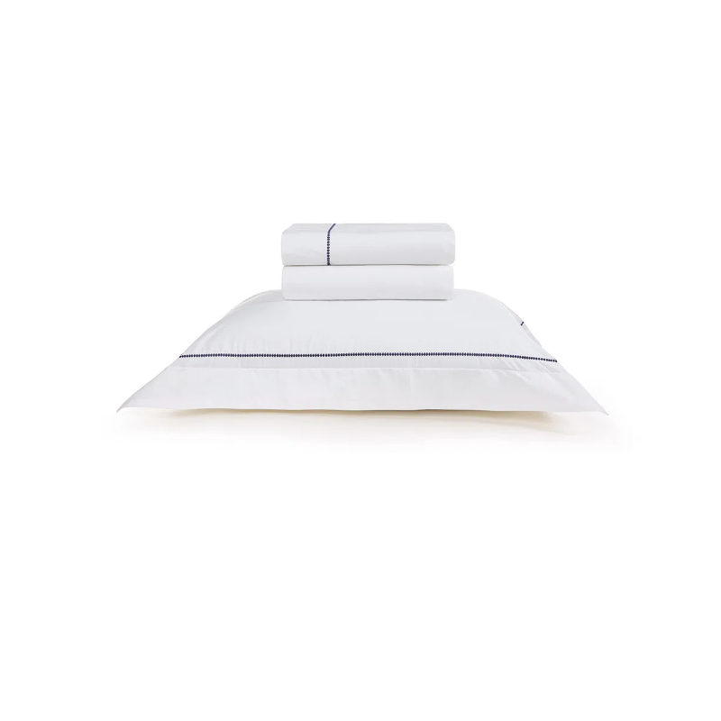 JOGO CAMA CAMMILLO TRUSSARDI 180X260 SOLTEIRO BRANCO/MARINHO 3711707 JOGO CAMA CAMMILLO TRUSSARDI 180X260 SOLTEIRO BRANCO/MARINHO 3711707