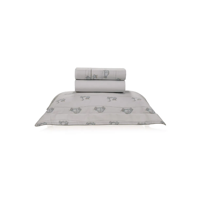 JOGO CAMA NICCO TRUSSARDI 170X260 SOLTEIRO 3849504