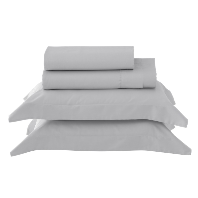 JOGO CAMA QUEEN SATINEE TINTO KACYUMARA 240X260 PRATA *007460.4395.U