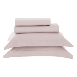 JOGO CAMA KING SATINEE TINTO KACYUMARA 260X280 ROSE PARISI *007461.464