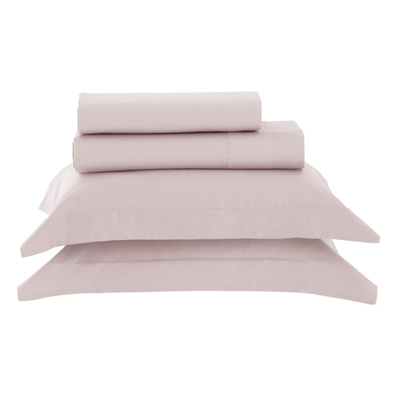 JOGO CAMA KING SATINEE TINTO KACYUMARA 260X280 ROSE PARISI *007461.464