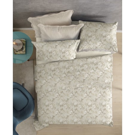 JOGO CAMA CASAL ATTUALE 150FIOS S3 CORTTEX 200X220 FOLHAGEM RUSTICA *0