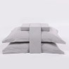JOGO CAMA KING 200 FIOS ESSENTIAL 280X250 PRATA