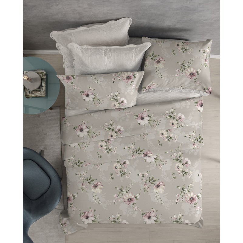JOGO CAMA CASAL HOME DESIGN PERCAL 200 FIOS S1 CORTTEX 200X220 *700652