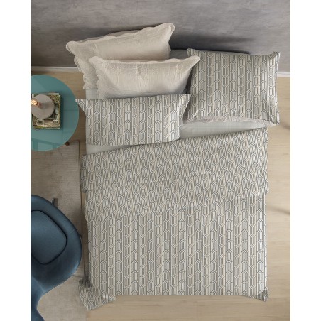 JOGO CAMA QUEEN HOME DESIGN PERCAL 200 FIOS S1 CORTTEX 220X240 *700652
