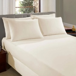 LENCOL VIVALDI PREMIUM LISO 98X208X30 SOLTEIRO KING PEROLA 70.06.0001