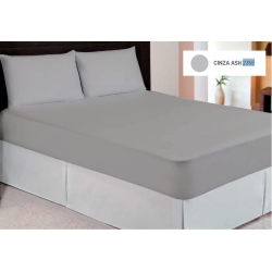 LENCOL VIDA BELA C/ELASTICO 193X203X40 KACYUMARA (C) KING CINZA ASH 00