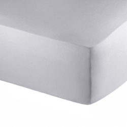 LENCOL BASIC PERCALLE C/ELAST BUD 193X203X40CM SUPER KING CINZA
