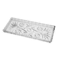 TRAVESSA CRISTAL D/CHUMBO DRAGON 34X15X2.5CM *7224 LYOR