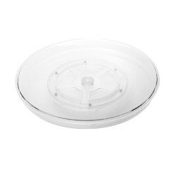 BANDEJA GIRATORIA D/POLIESTIRENO MY BOX 32X32X4CM LYOR *5678